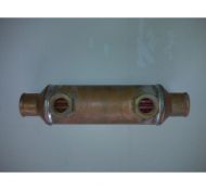 205 CC-05 -- 2x5 STANDARD OIL COOLER, COPPER 3/4 HOSE for the water connection