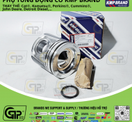 KMP Brand PK3135M141 Engine Piston Kit (Piston+Clips+Pin) / Bộ Piston C4.4, C6.6, 1106D, 1104D, Perk