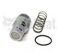 Male Flat Face Coupler, 3/8 inch, 4BD4FI coupler block, 6679838