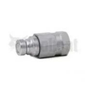 Flat Faced Male Coupler, 1/4